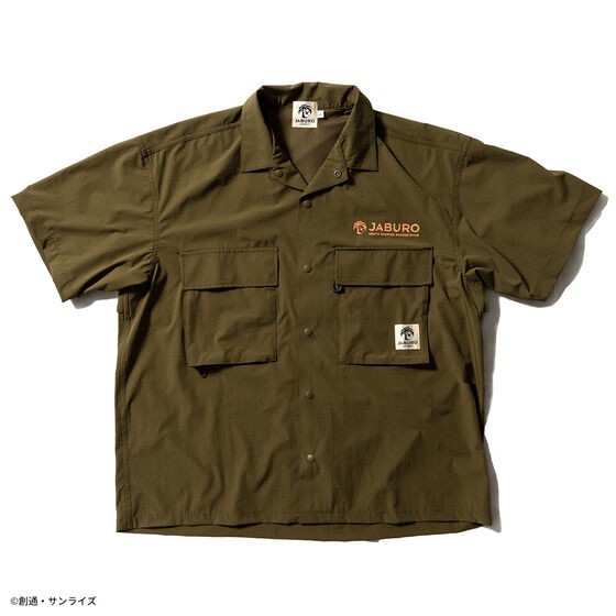 PRE-ORDER : STRICT-G JABURO "Mobile Suit Gundam" Field Open Collar Shirt