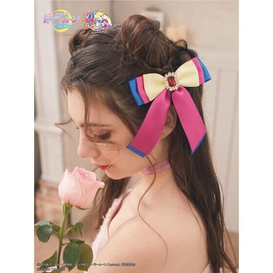 PRE-ORDER : [Maison de FLEUR] Theatrical version "Sailor Moon Cosmos" Ribbon Barrette