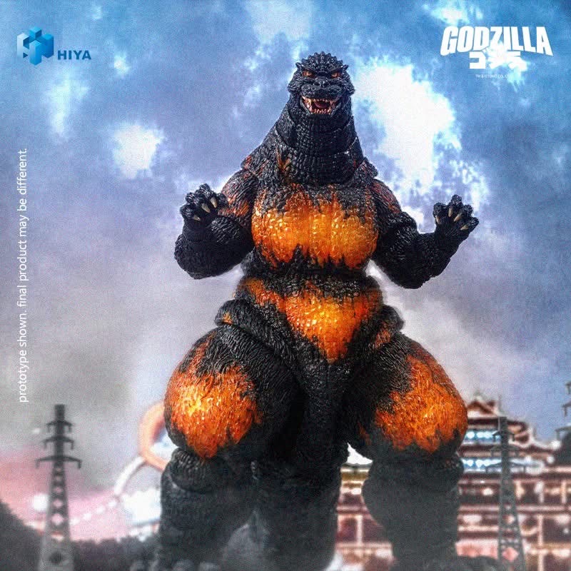 Pre-order : EXQUISITE BASIC Series Godzilla vs. Destoroyah (1995) Burning Godzilla Action Figure by Hiya Toys