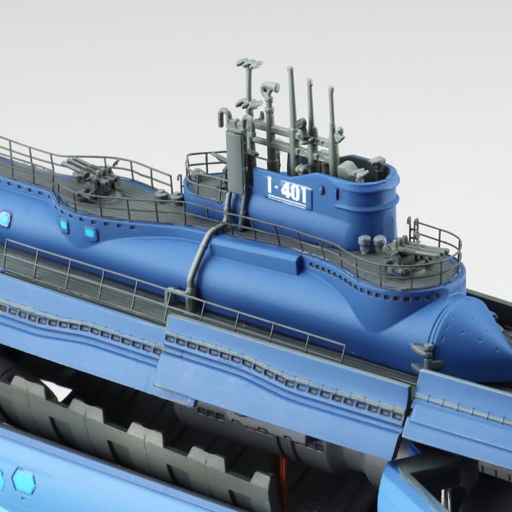 Pre-order : Arpeggio of Blue Steel -Ars Nova- 1/350 Submarine Bluesteel I-401 Plastic Model Kit by Aoshima