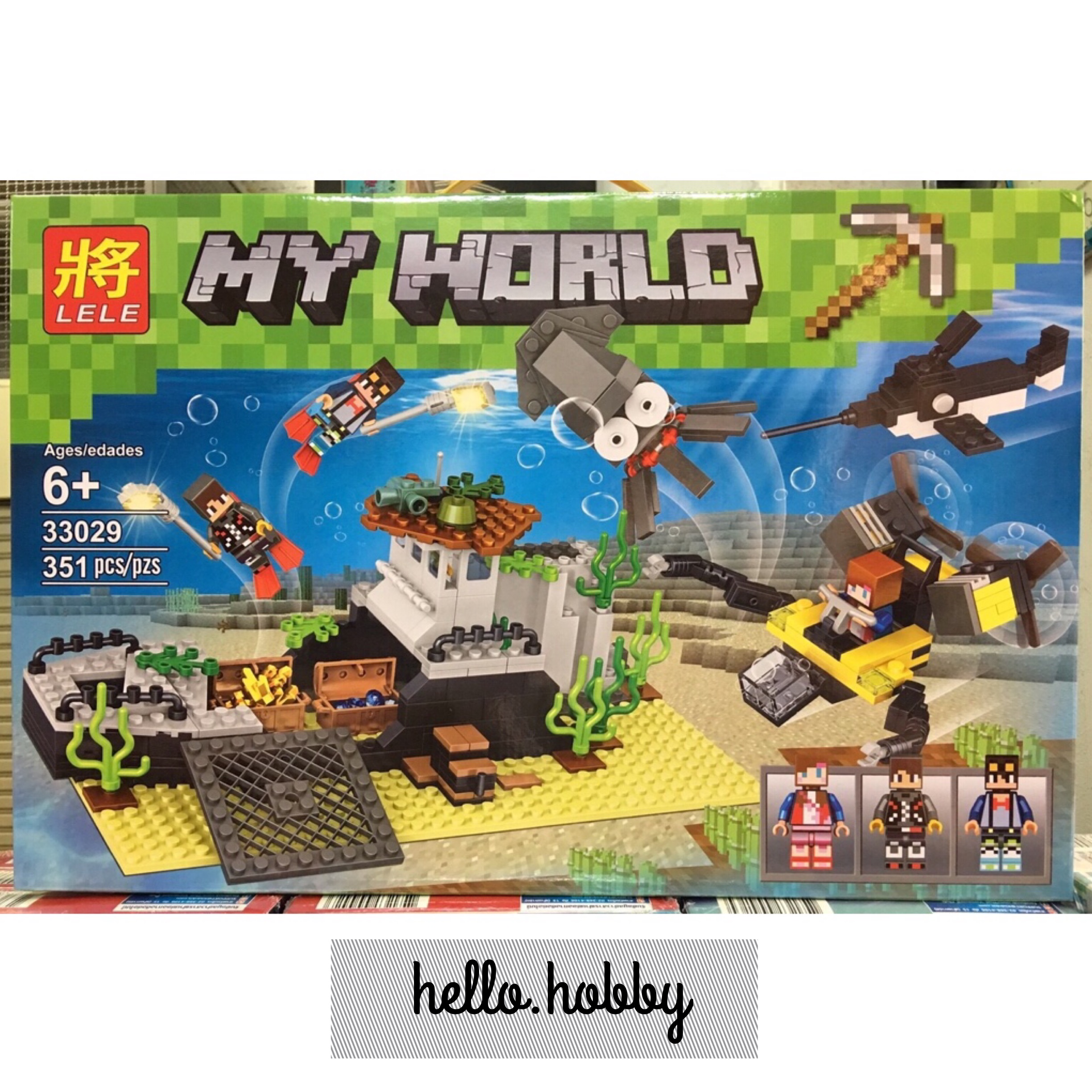 Lele 33029 Minecraft Deep Sea Adventure 351pcs