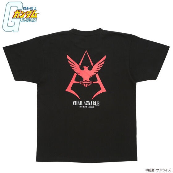 PRE-ORDER : Mobile Suit Gundam Char Aznable Personal Mark Sports Series T-shirt