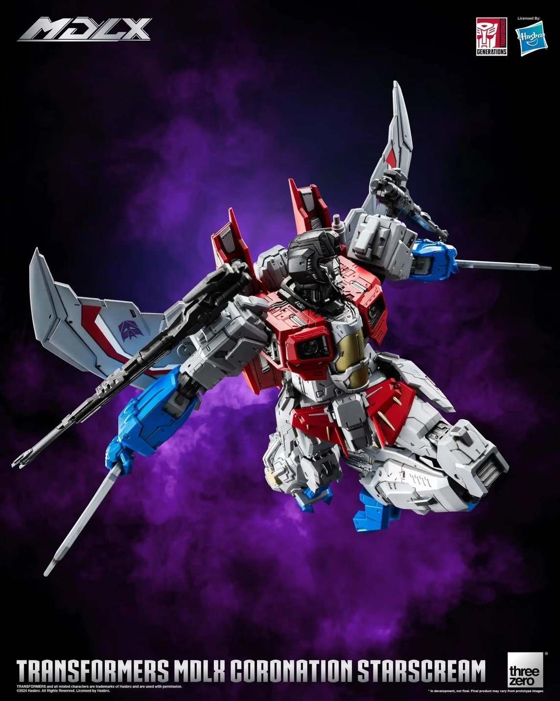 Pre-order : Transformers MDLX Coronation Starscream by Threezero