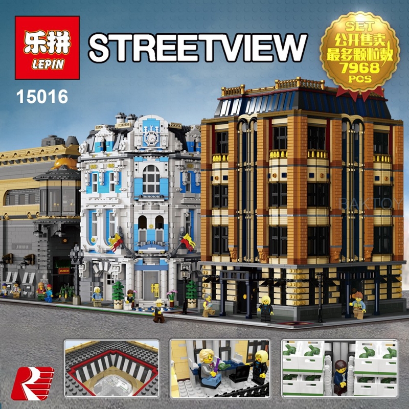 Lepin 15016 Apple Square University 7968pcs