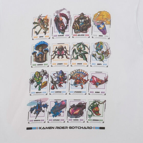 PRE-ORDER : Kamen Rider Gotchard Chemie Picture Book Pattern T-shirt (with bonus card)