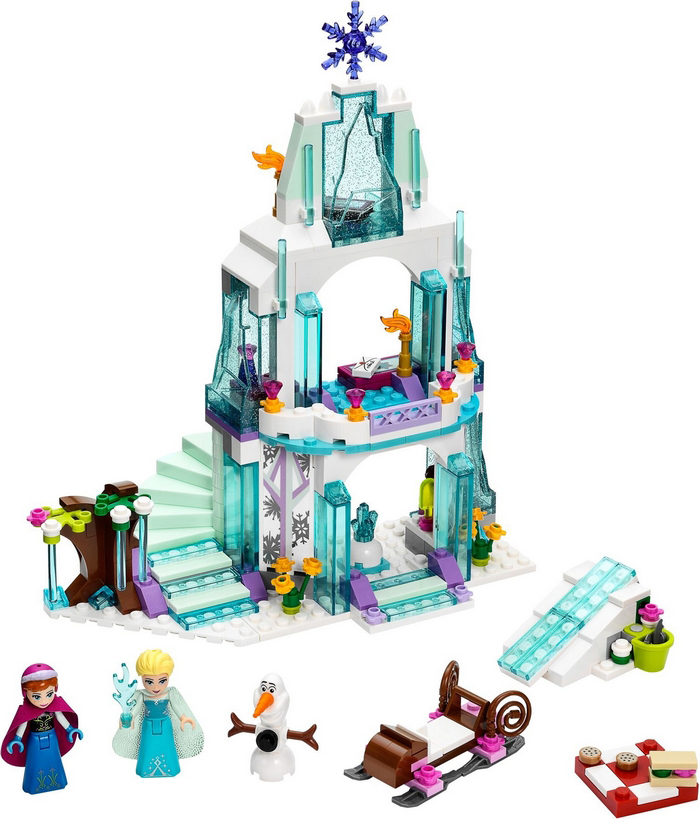 SY373 Princess Elsa Sparking Ice Castle Anna Olaf 314pcs