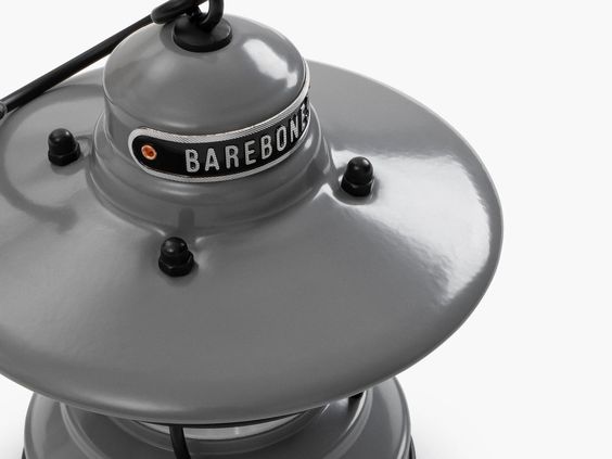 Barebones Mini Edison Lantern Slate Gray