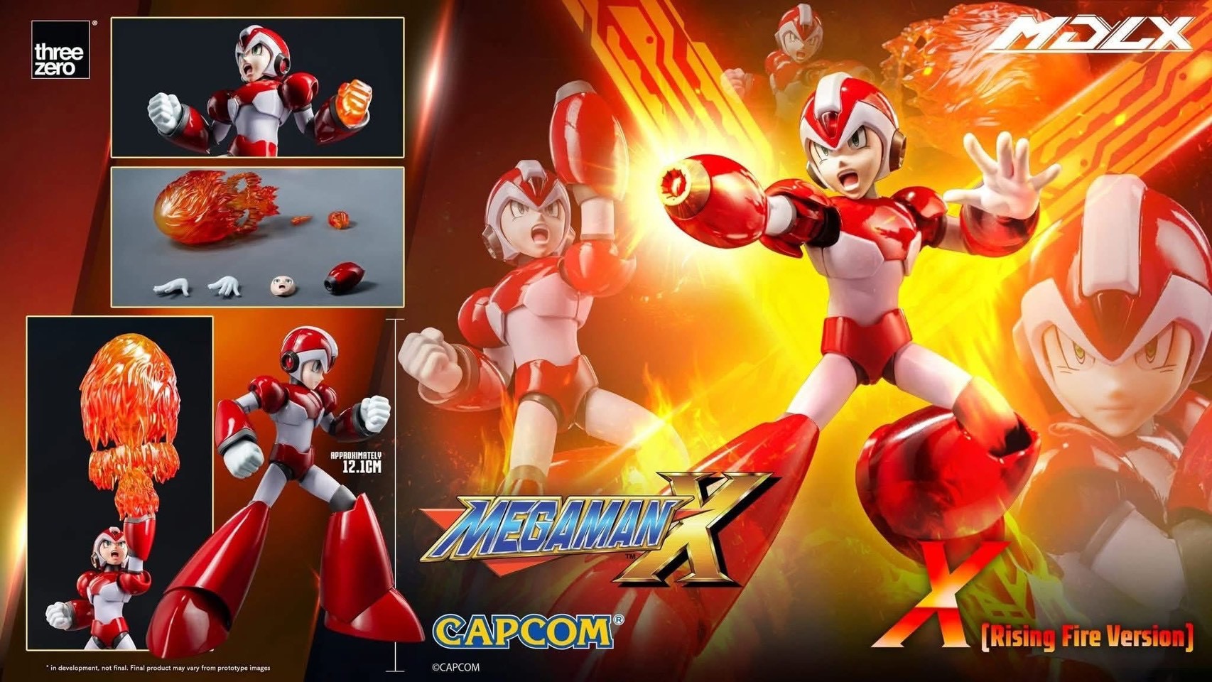 Pre-order : Rockman X / Mega Man X MDLX X (Rising Fire Version) by Threezero