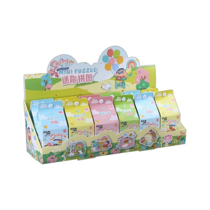 ตัวต่อจิ๊กซอว์ ชินจัง ลิขสิทธิ์แท้ Jigsaw Crayon Shinchan Spring Time Mini Puzzle by Mokau