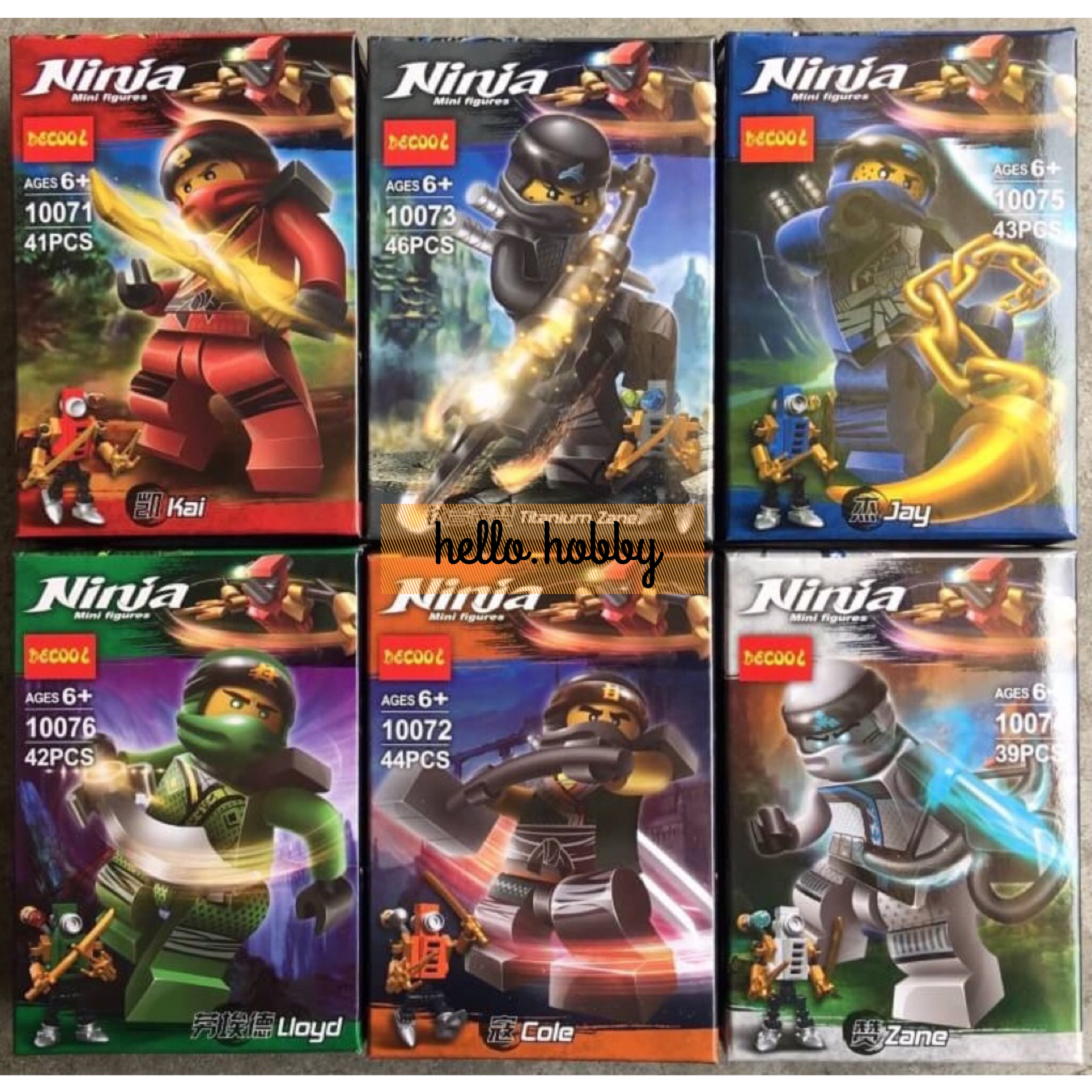 Decool 10071-10076 Ninjago