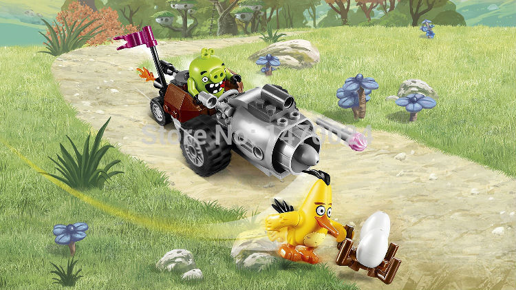 Lepin 19001 Angry Birds Piggy Car Escape 101pcs