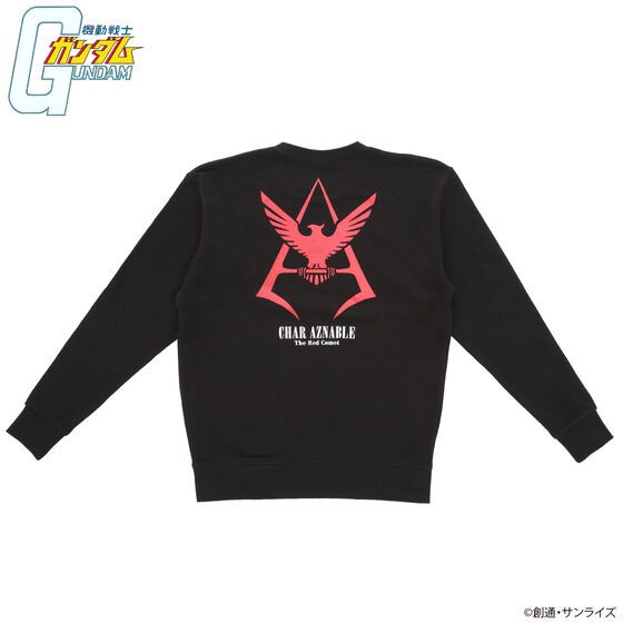 PRE-ORDER : Mobile Suit Gundam Char Aznable Personal Mark Sports Series Sweatshirt