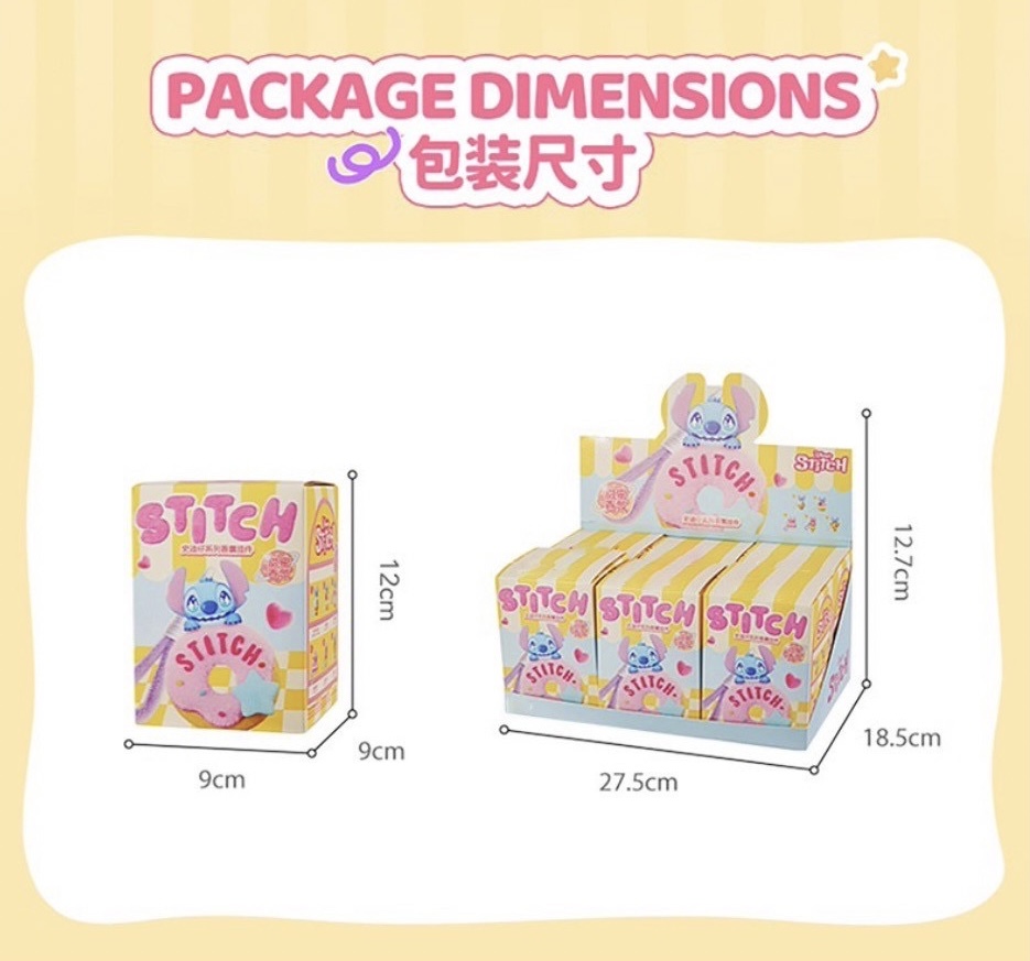 ร้าน🇹🇭 พร้อมส่ง✨ โมเดลตุ๊กตาพวงกุญแจได้ 1ตัว - Disney - Stitch Sweet Aromatherapy Pendant Series by Martube