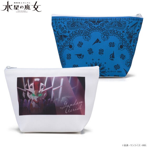 PRE-ORDER : Mobile Suit Gundam The Witch from Mercury Bandana Pattern Series Pouch