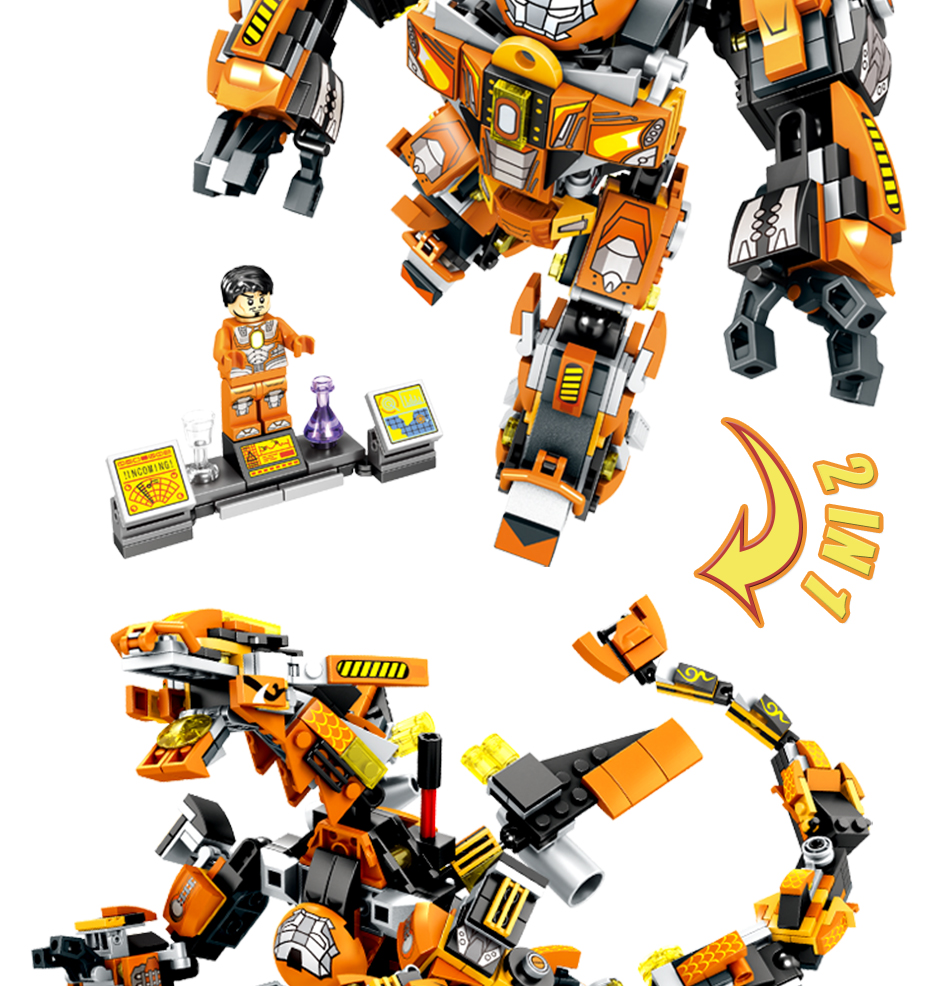 Sembo 60020 MK36 Iron Man Hulkbuster Mech 507pcs