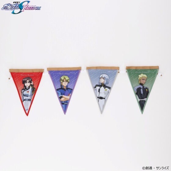 PRE-ORDER : Mobile Suit Gundam SEED FREEDOM Connecting Pennants (12/6 types in total)