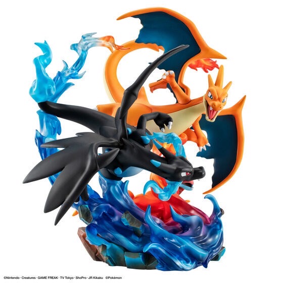 PRE-ORDER : G.E.M.EX Series Pokémon Mega Charizard X & Mega Charizard Y [Includes Special Mini Clear File]