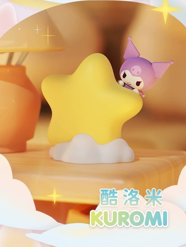 โคมไฟ ลิขสิทธิ์แท้ Sanrio Family Star Night Light Series LED Lamp by Langbowang