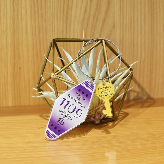 PRE-ORDER : New Prince of Tennis The Prince Goes Abroad Room Key Holder with Key Charm