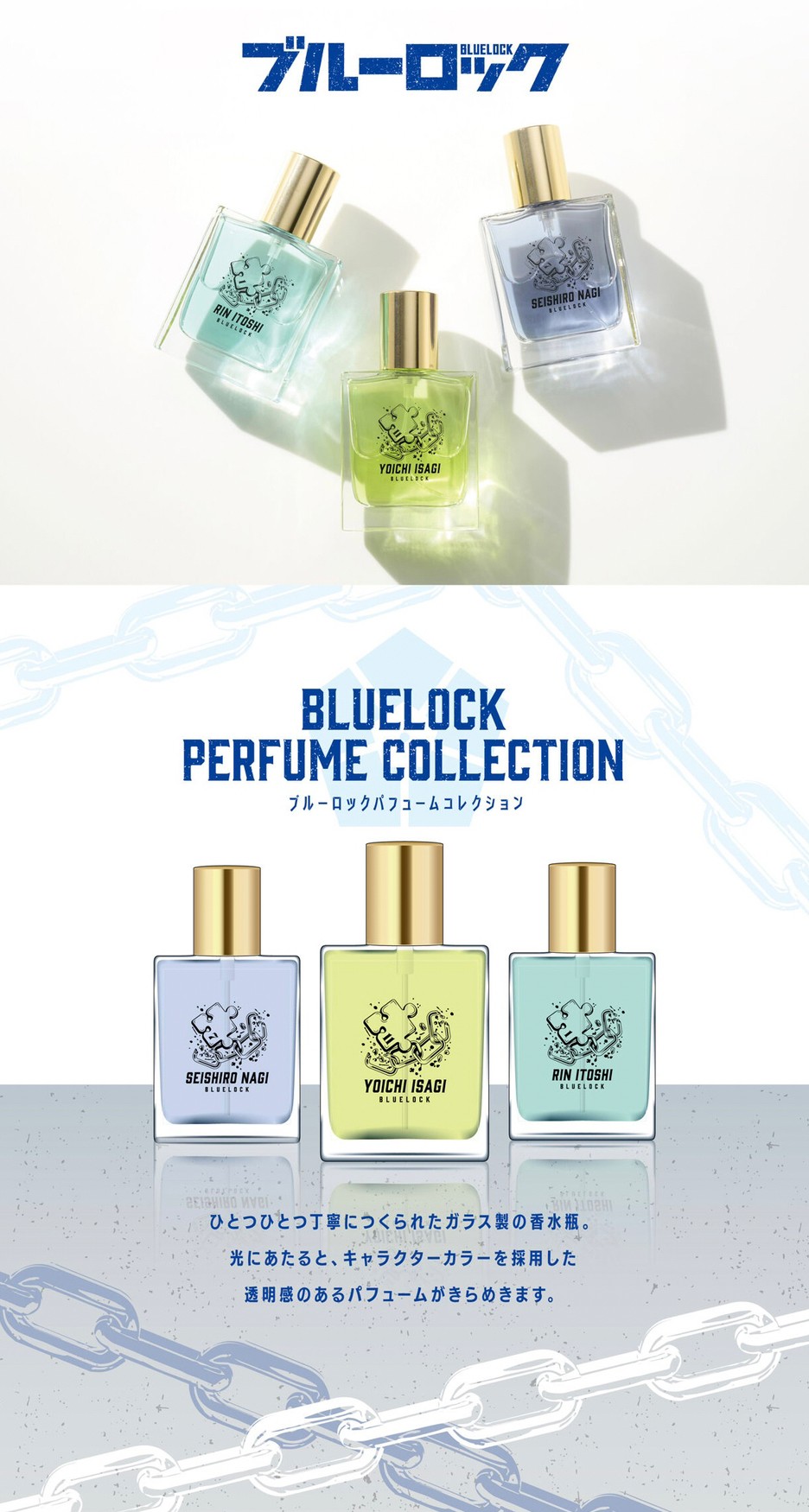 PRE-ORDER : Blue Lock Perfume Collection