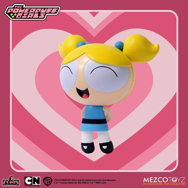 Pre-order : 5 Points Powerpuff Girls Set by Mezco Toyz (Set of 4)