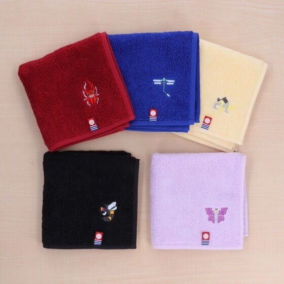 PRE-ORDER : Ohsama Sentai King-Ohger Imabari Towel Embroidered Handkerchief