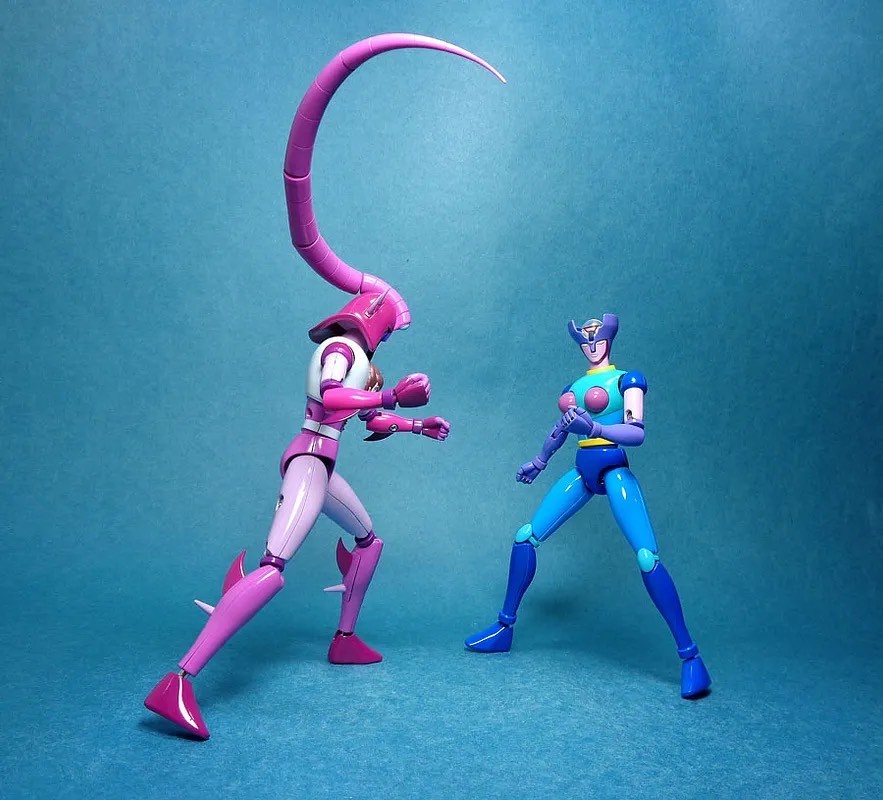 Soul of Chogokin - GX-108 Rhein X1 & Dianan A By Bandai