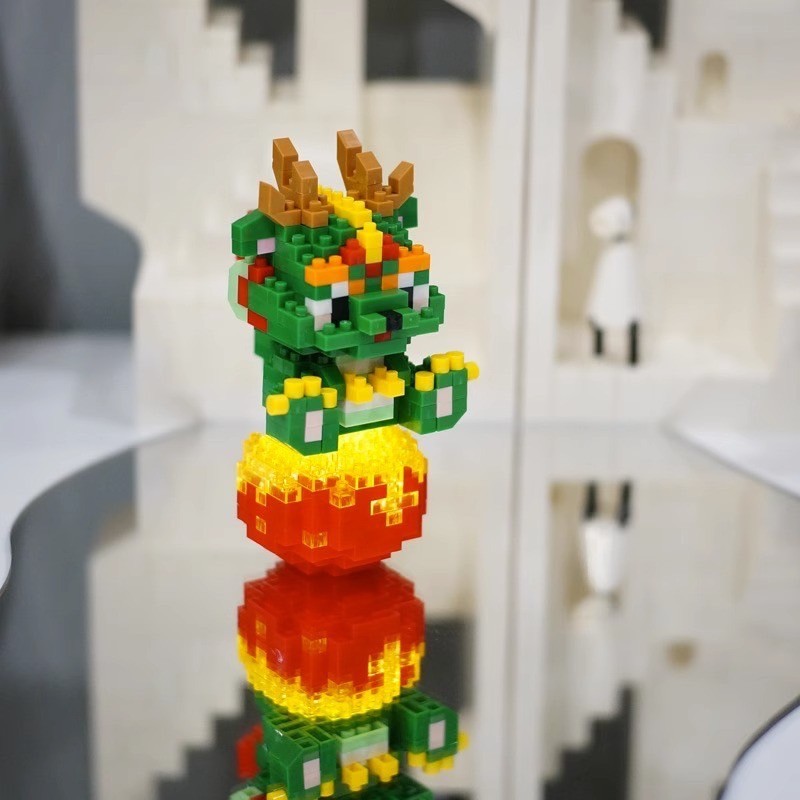 ตัวต่อนาโน Size L - 6800 - 6811 ชุดสัตว์ 12 ราศี มีไฟ Animal Zodiac Lighting