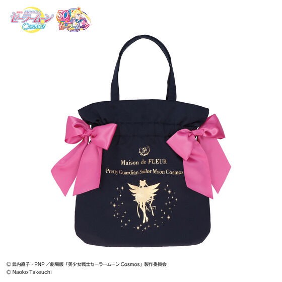 PRE-ORDER : [Maison de FLEUR] Theatrical version "Sailor Moon Cosmos" Double Ribbon Tote Bag