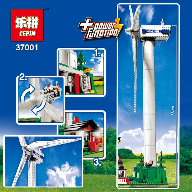 Lepin 37001 Vestas Wind Turbine 873pcs