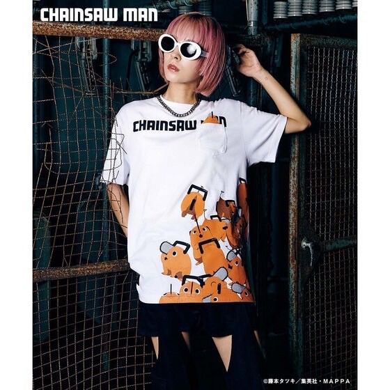 PRE -ORDER : Chainsaw Man [glamb] T-shirt (Pochita)