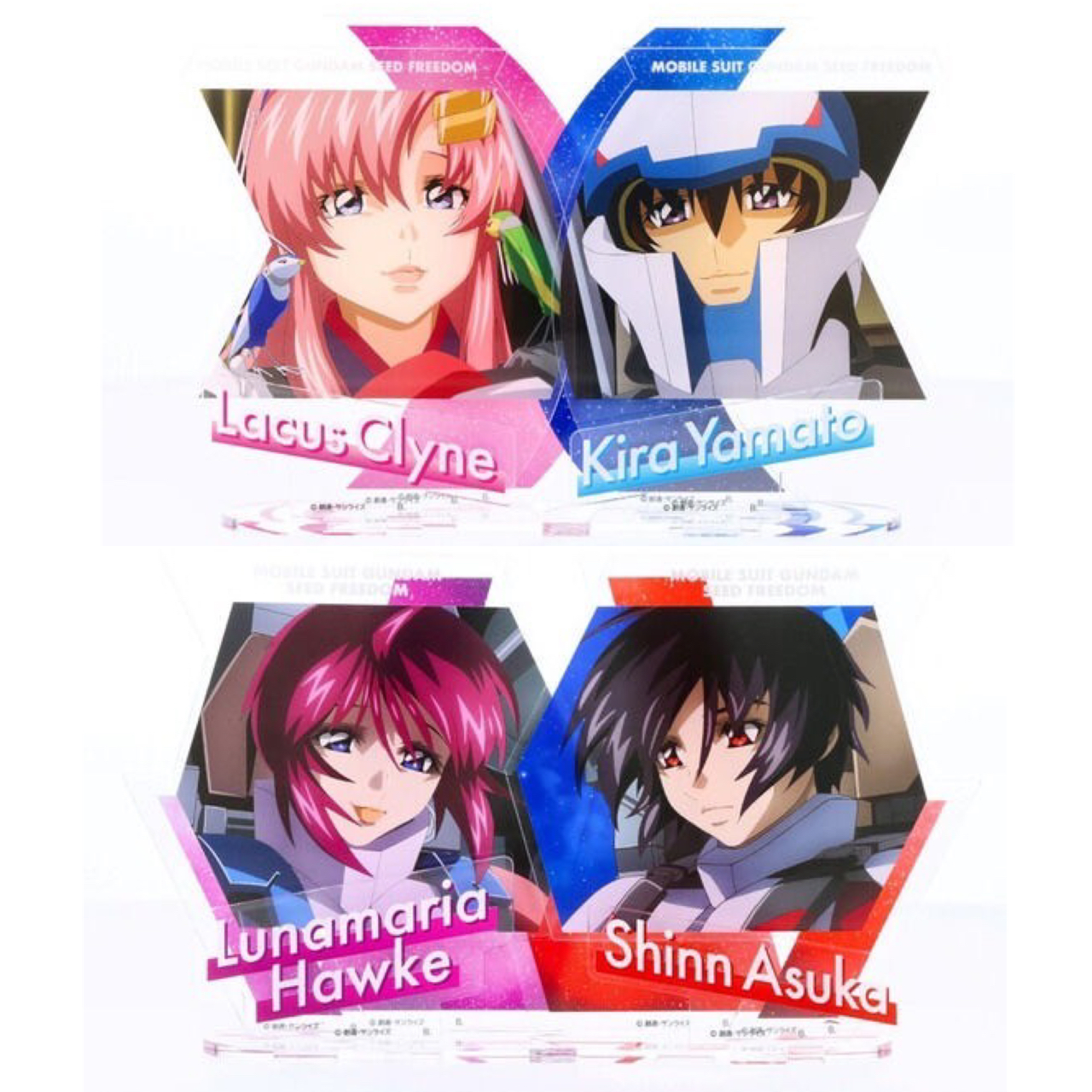 PRE-ORDER : Mobile Suit Gundam SEED FREEDOM Pair Acrylic Stand
