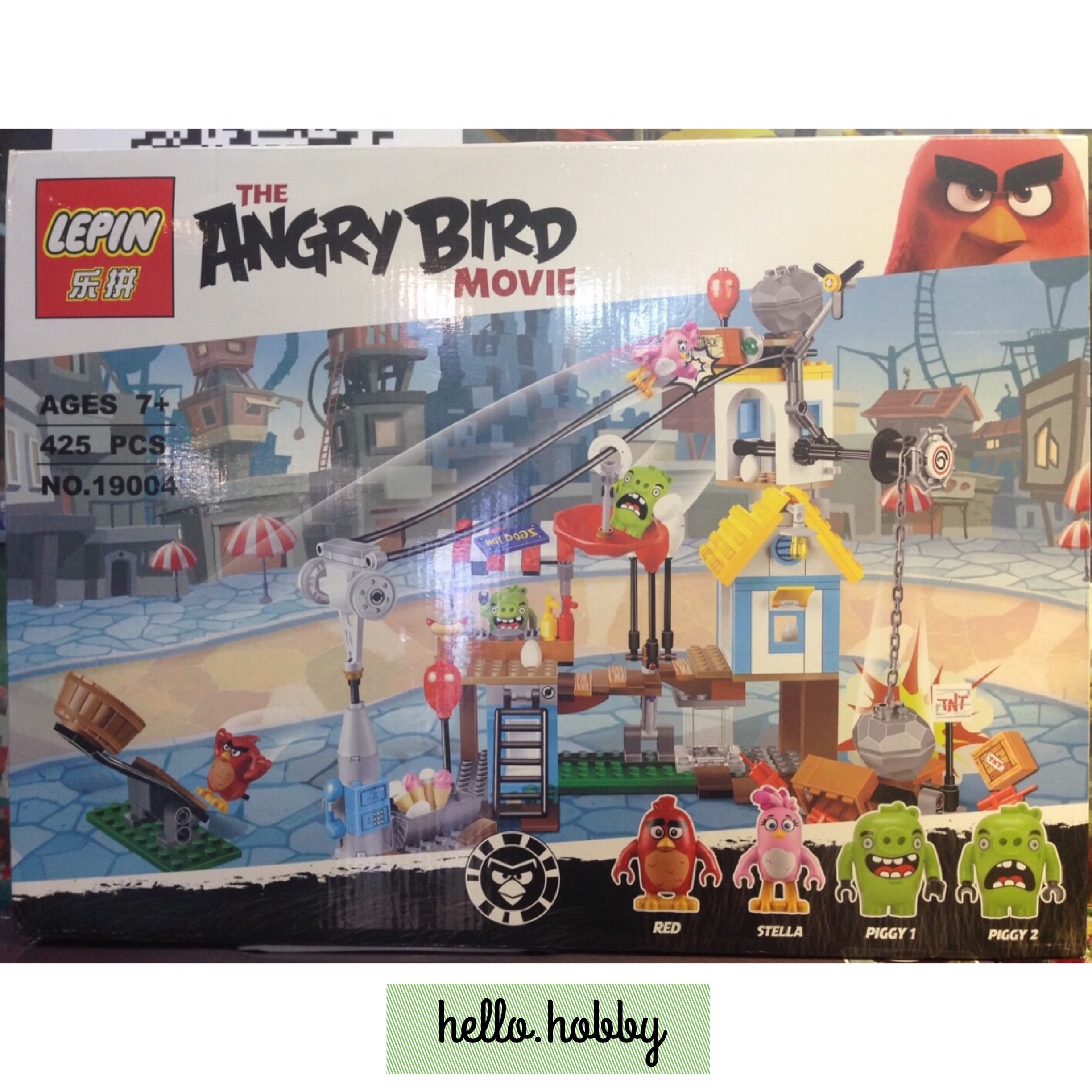 Lepin 19004 Angry Bird Pig City Teardown 425pcs