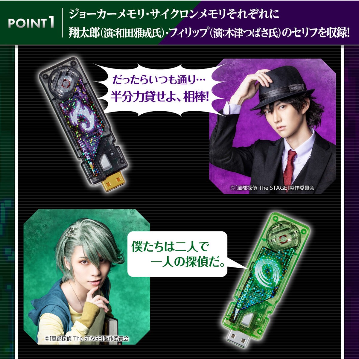 PRE-ORDER : [Blu-ray] Futo Detectives The Stage with Cyclone Memory and Joker Memory