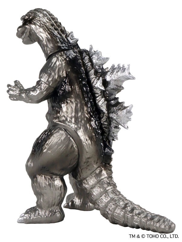 Godzilla - CCP Middle Size Series Vol.11 Godzilla (1954) GunMetallic Ver. Soft Vinyl by CCP (Lot JP)