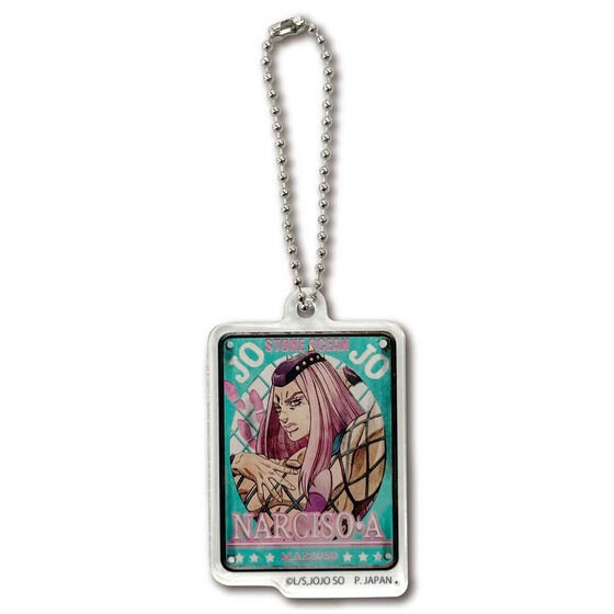 PRE-ORDER : JoJo's Bizarre Adventure: Stone Ocean Retro Signboard Keychain Part2