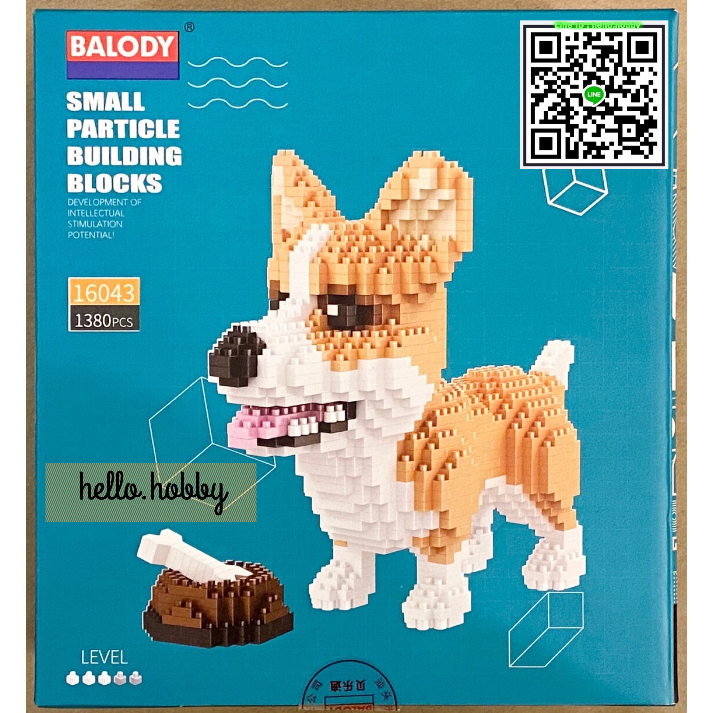 Balody 16043 Corgi 1380pcs