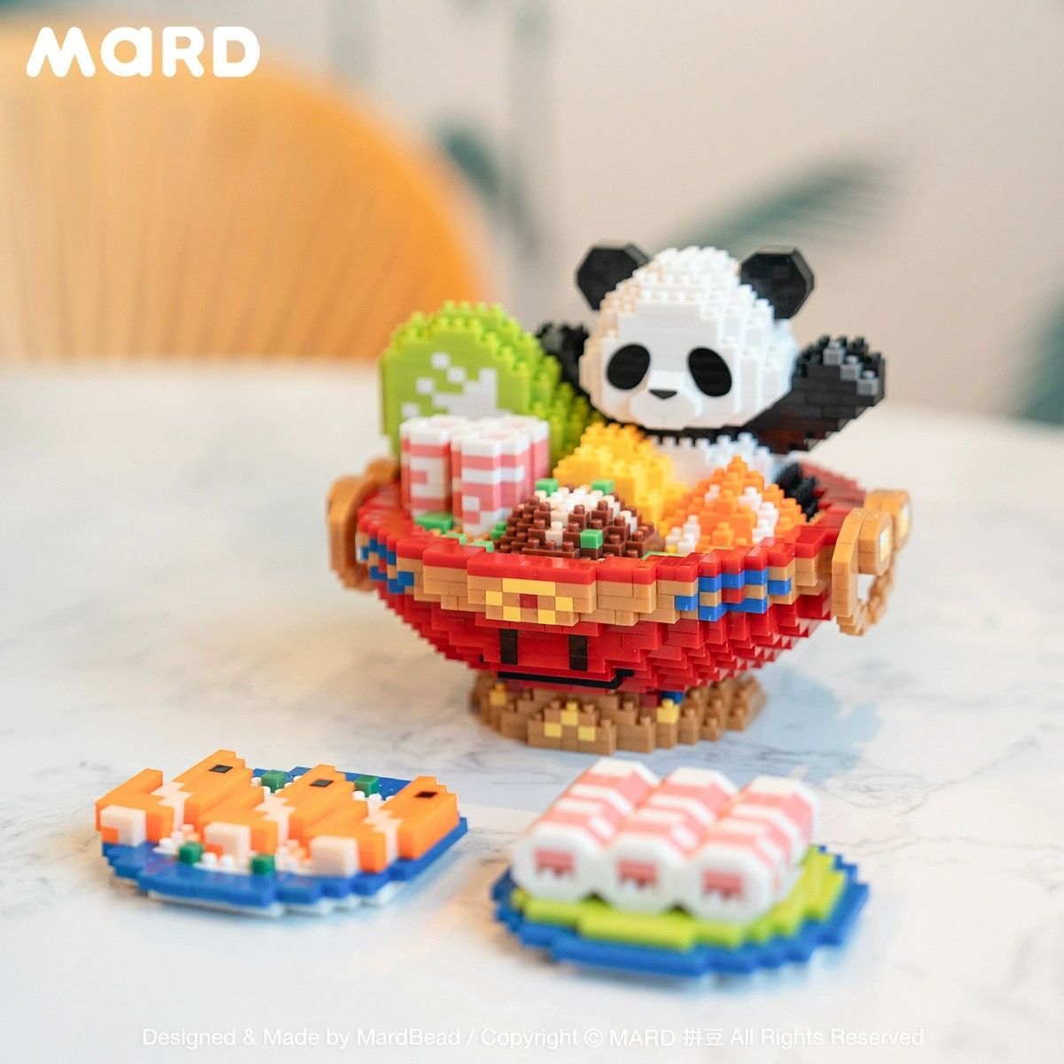 pen nie x Mard 6068 Panda Hot Pot 2236pcs