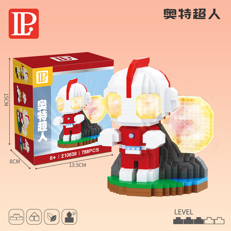 LP 210636-210639 Ultraman มีไฟ