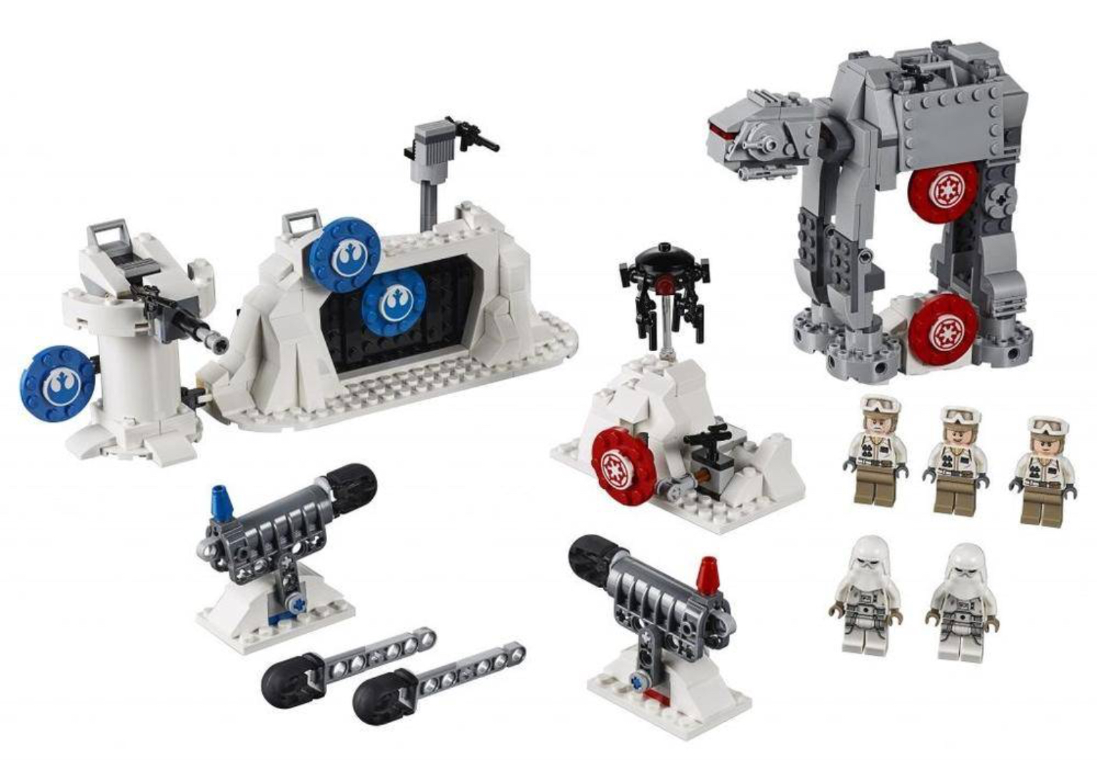 Lari 11423 Star Wars Action Battle Echo Base Defence 534pcs