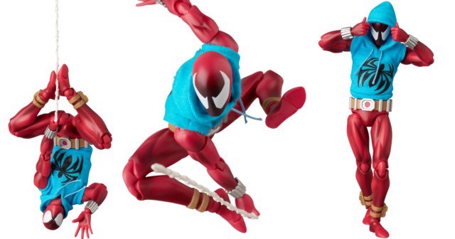 Pre-order : MAFEX Scarlet Spider (Comic Ver.) Ver. 2.0 by Medicom Toy (Reissue)