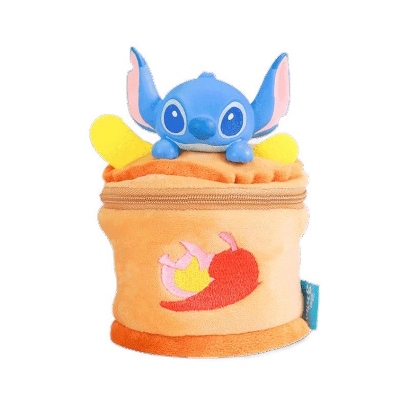ได้1 ชิ้น กระเป๋าใส่ของจุกจิก ลิขสิทธิ์แท้ - Disney - Stitch - Flipping Amazing Fun Food Bag Series