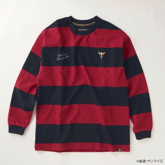 PRE-ORDER : STRICT-G HARDIN "Mobile Suit Gundam Char's Counterattack" Heavy Border Long Sleeve T-shirt