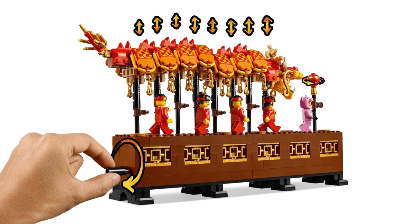 Lepin 46002 Dragon Dance 699pcs