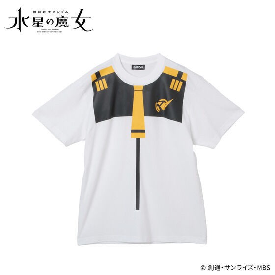 PRE-ORDER : Mobile Suit Gundam The Witch from Mercury Uniform Motif T-shirt