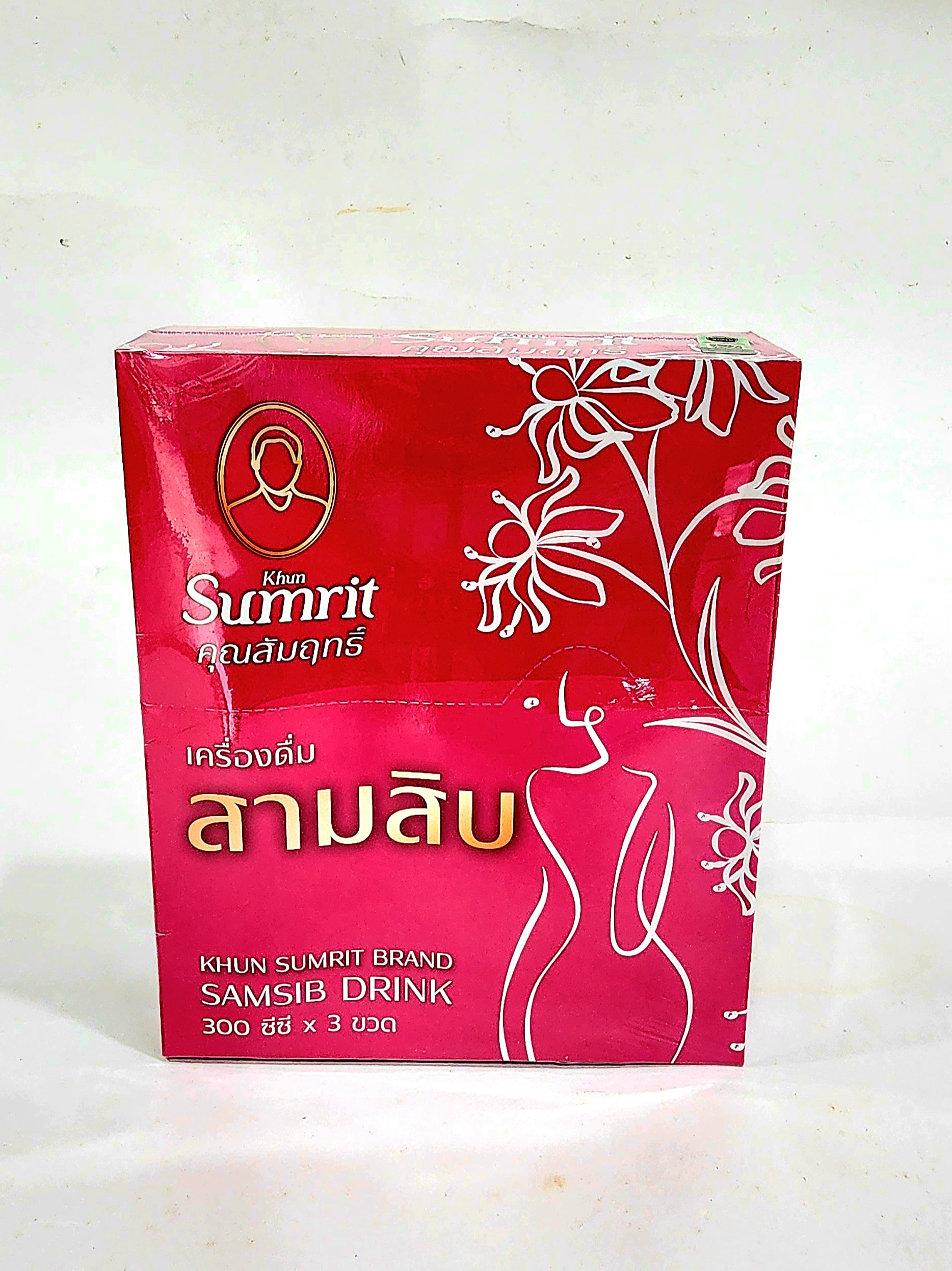 ่คุณสัมฤทธิ์ ยาน้ำสมุนไพรคุณสัมฤทธิ์ รากสามสิบ บรรจุ 300 ซีซี 300cc
