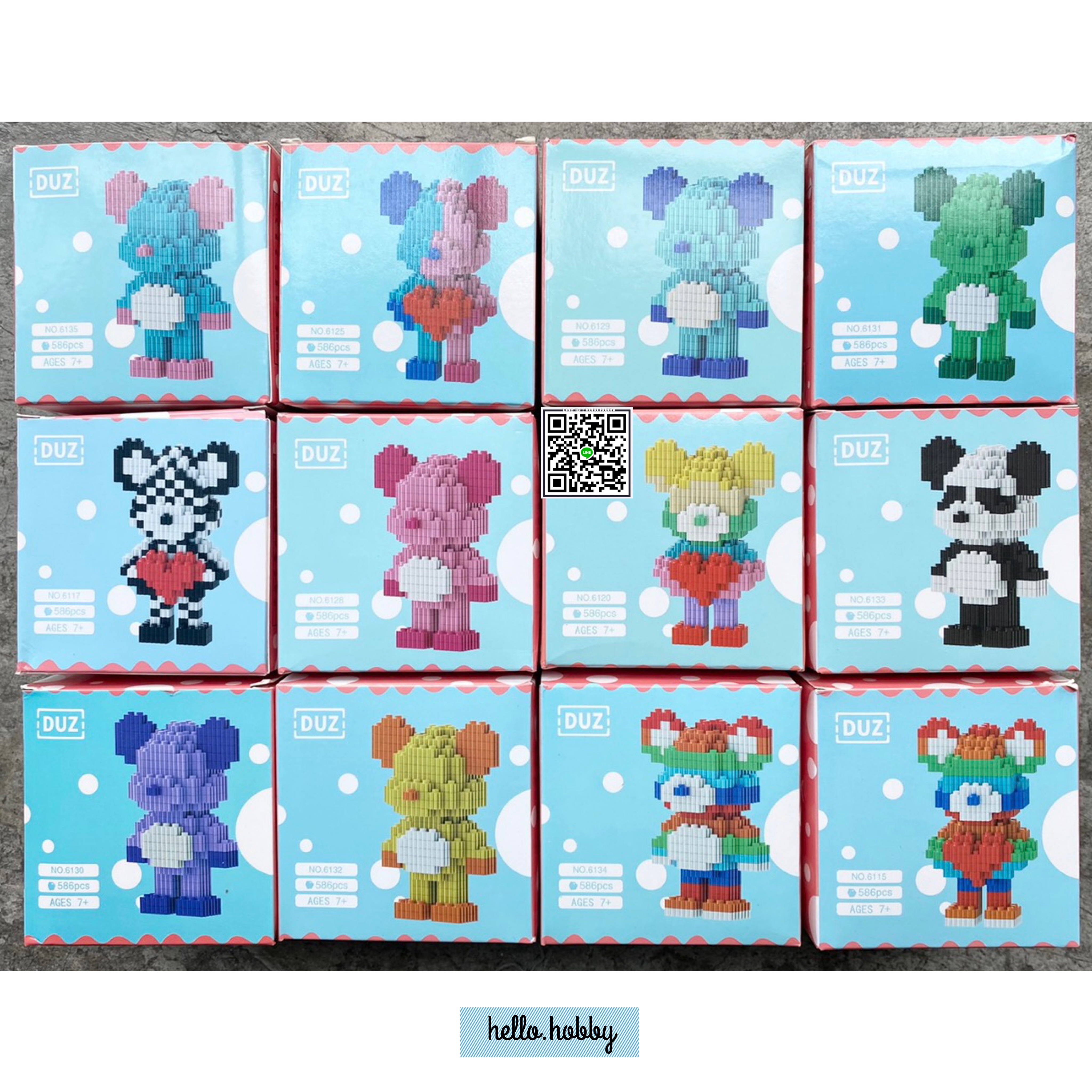 Duz 6115-6135 Bearbrick