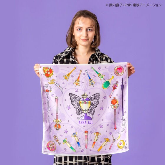 PRE-ORDER : Sailor Moon x ANNA SUI Print Handkerchief