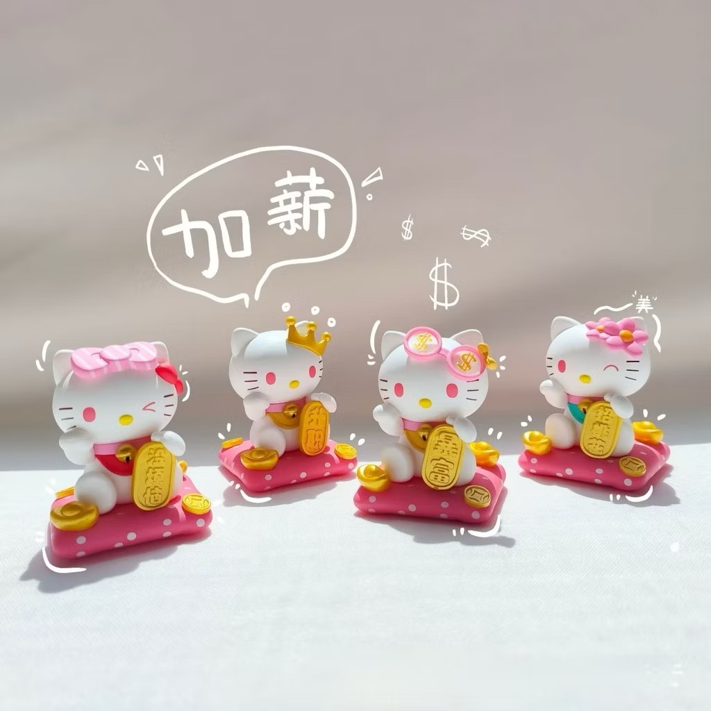 โมเดลคิตตี้กวัก Sanrio - Hello Kitty Lucky and Rich Series (Set of 6)
