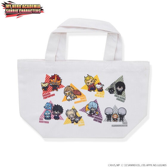 PRE-ORDER : My Hero Academia x Sanrio Characters Mini Tote Bag (2 types in total)
